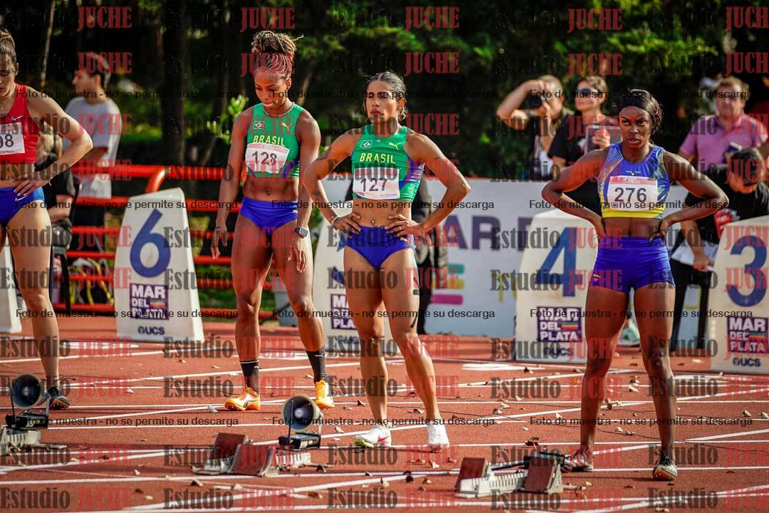 Fotos de los 100 m de mujeres - FINAL