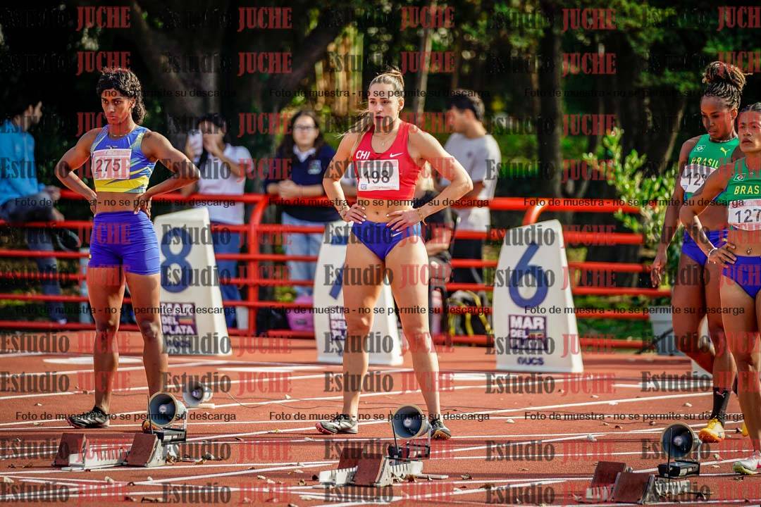 Fotos de los 100 m de mujeres - FINAL