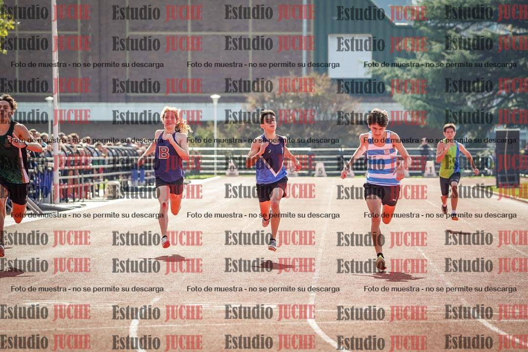 Fotos de los 200 m llanos de varones