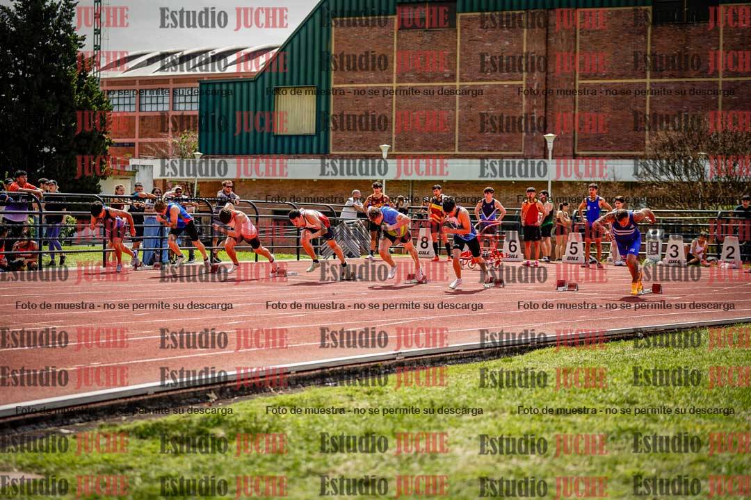 Fotos de los 100 m de varones