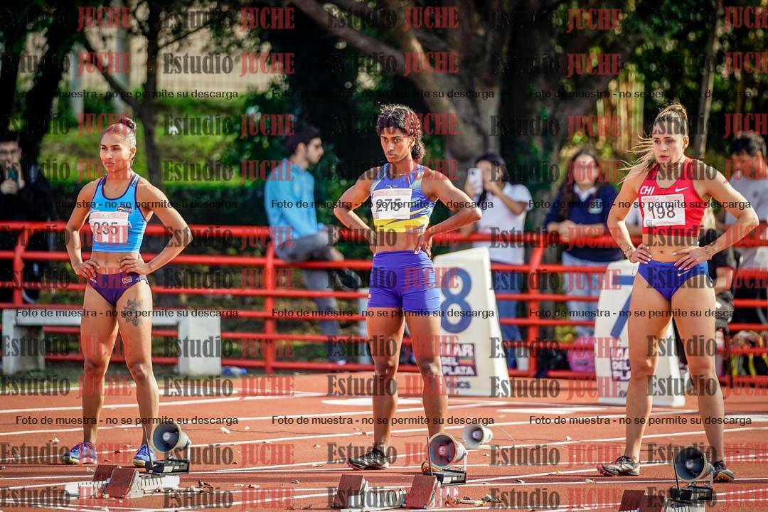 Fotos de los 100 m de mujeres - FINAL