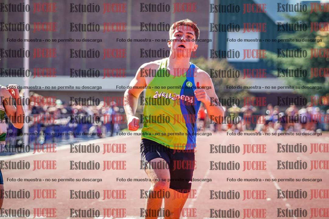 Fotos de los 100 m llanos de varones