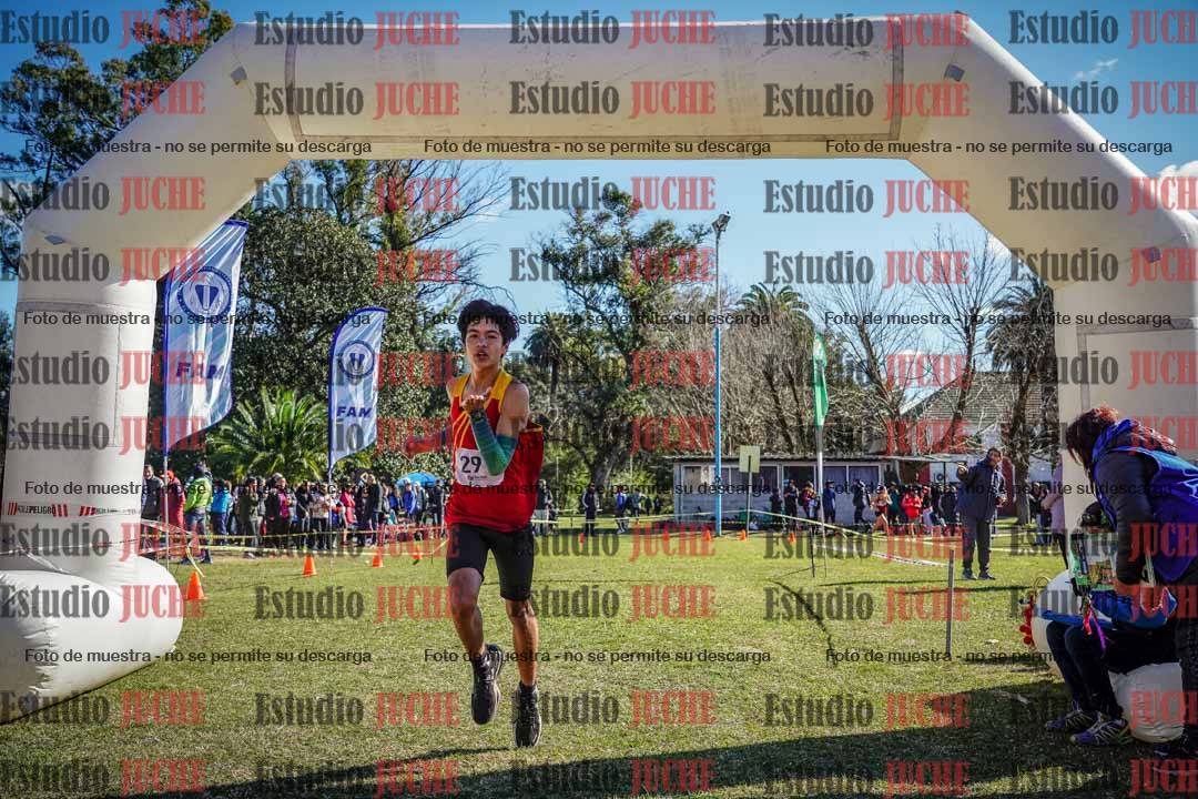 Fotos de la llegada del cross de 3000 m