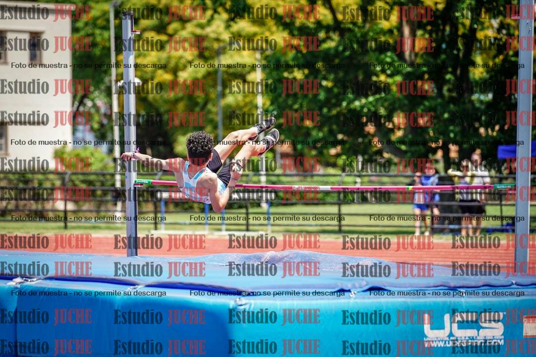 Fotos del salto en alto de varones