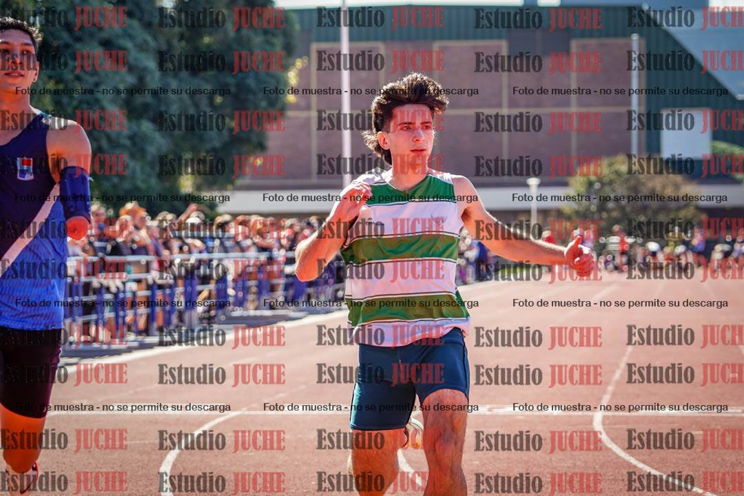 Fotos de los 100 m llanos de varones