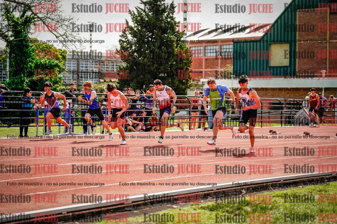 Fotos de los 100 m de varones
