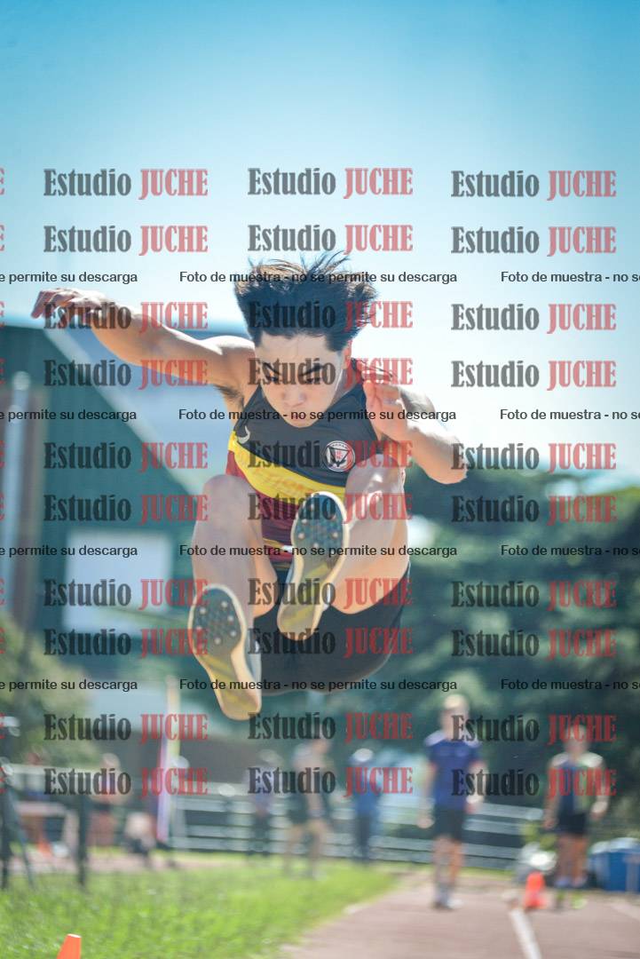 Fotos del salto en largo de varones