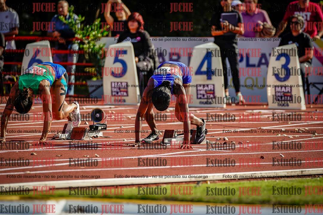 Fotos de los 100 m de mujeres - FINAL
