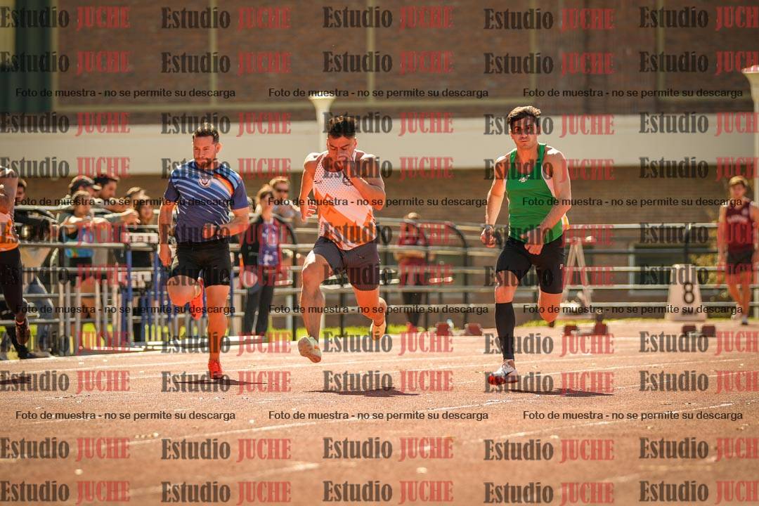 Fotos de los 100 m llanos de varones