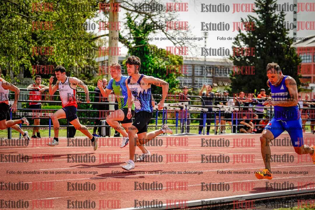 Fotos de los 100 m de varones