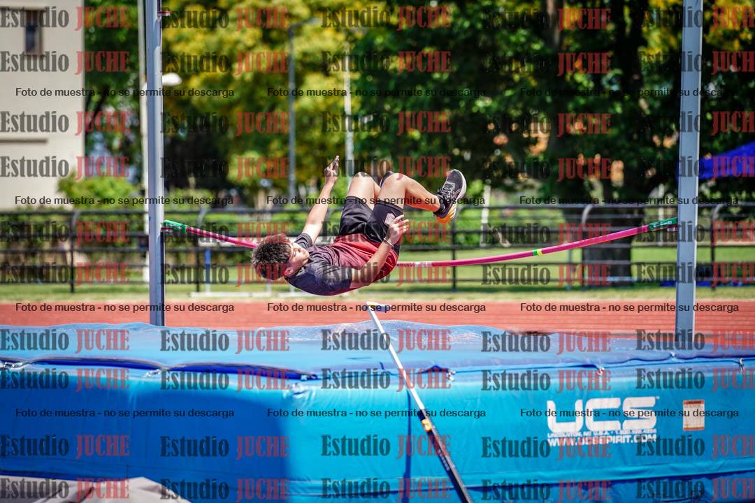 Fotos del salto en alto de varones