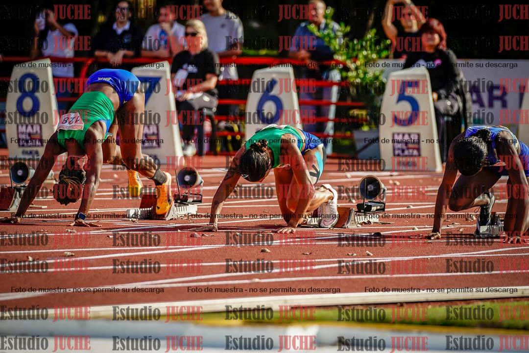 Fotos de los 100 m de mujeres - FINAL