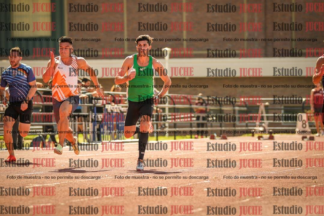 Fotos de los 100 m llanos de varones