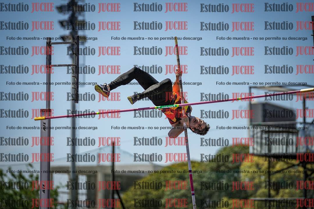 Fotos del salto con garrocha de mujeres y varones