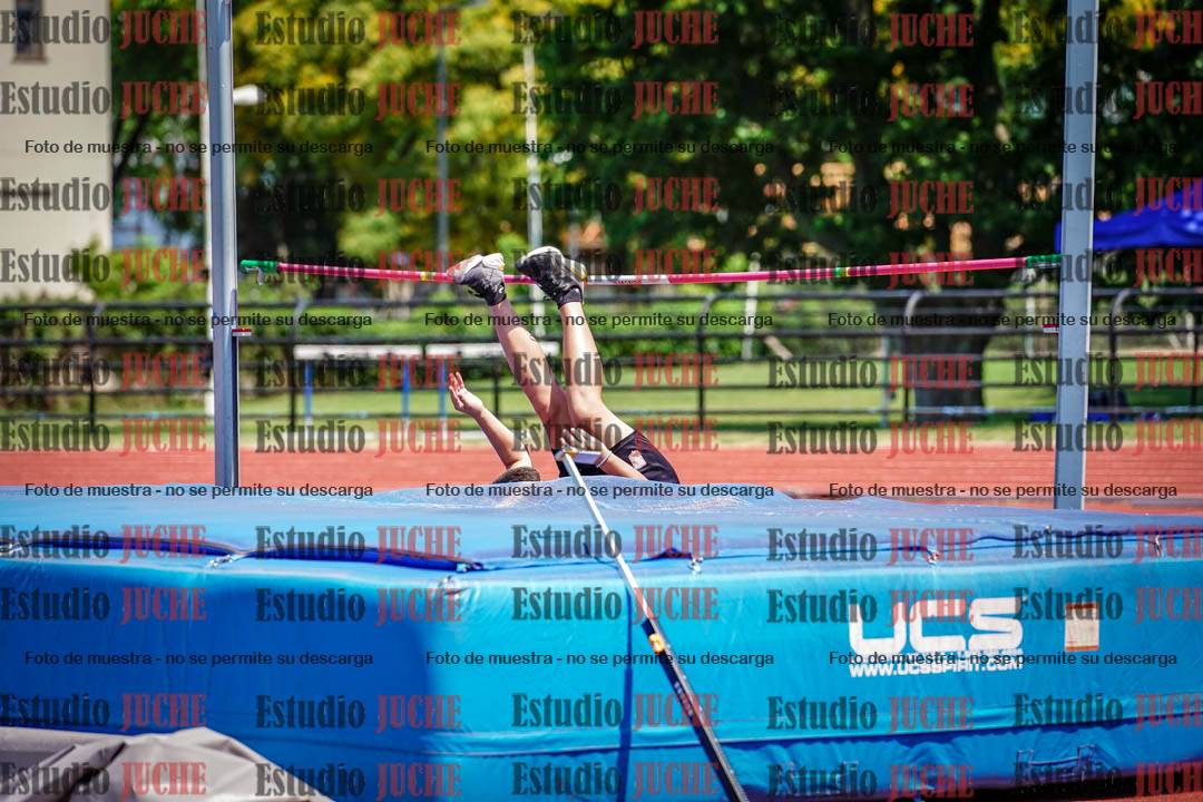 Fotos del salto en alto de varones