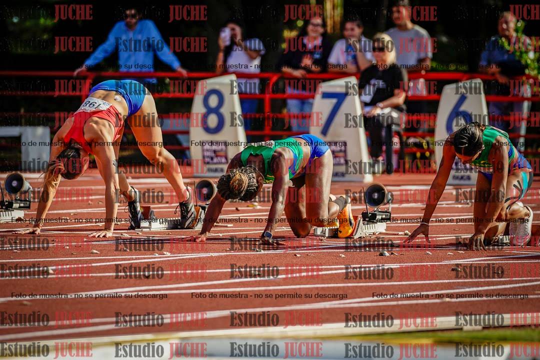 Fotos de los 100 m de mujeres - FINAL