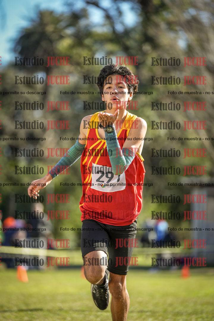 Fotos de la llegada del cross de 3000 m