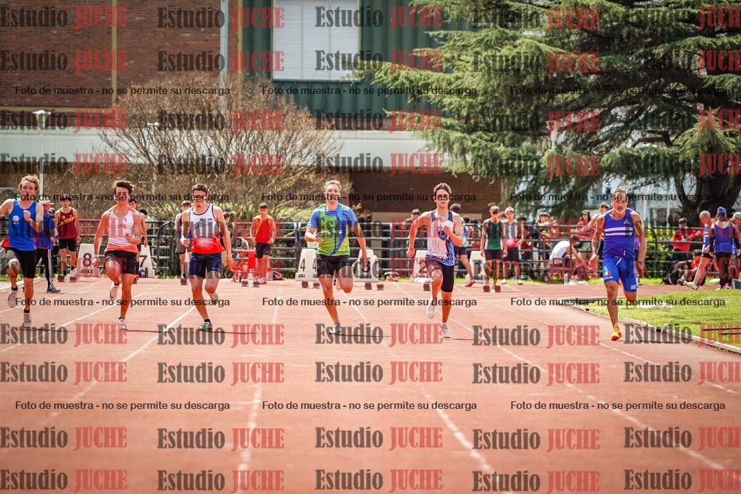 Fotos de los 100 m de varones