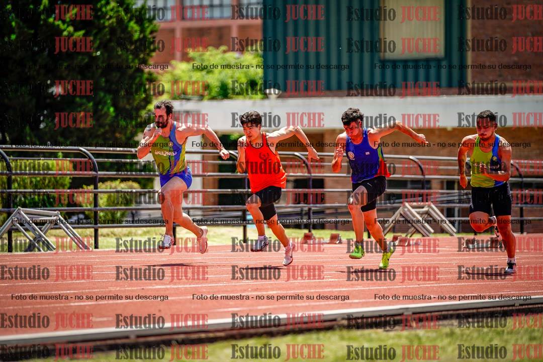 Fotos de los 100 m llanos de varones