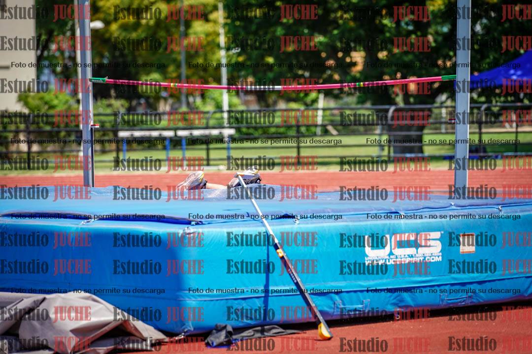 Fotos del salto en alto de varones