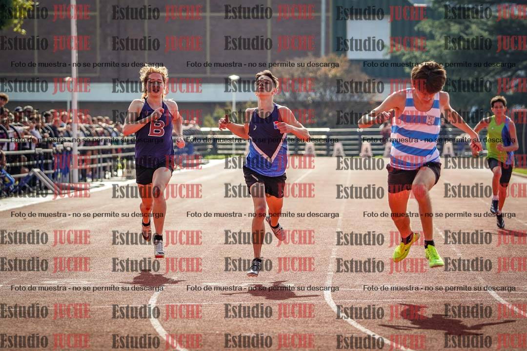 Fotos de los 200 m llanos de varones
