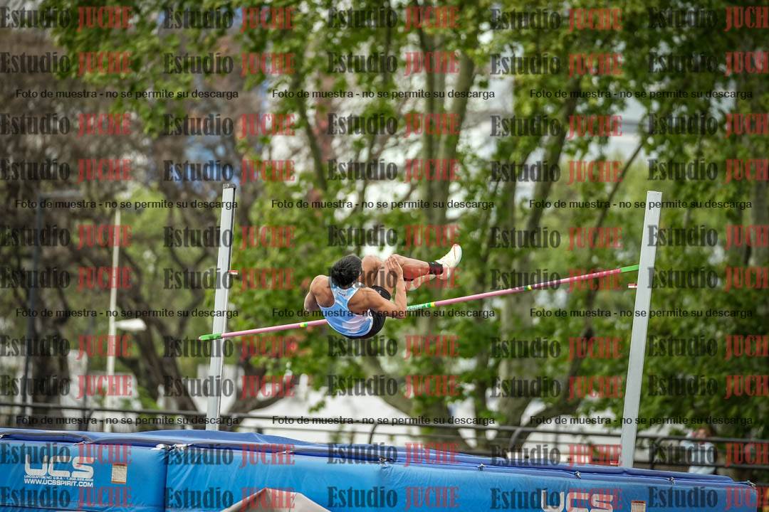 Fotos del salto en alto de varones