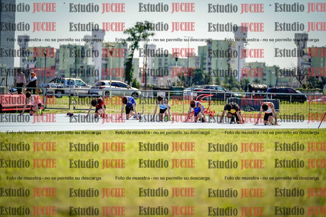 Fotos de los 100 m llanos de varones