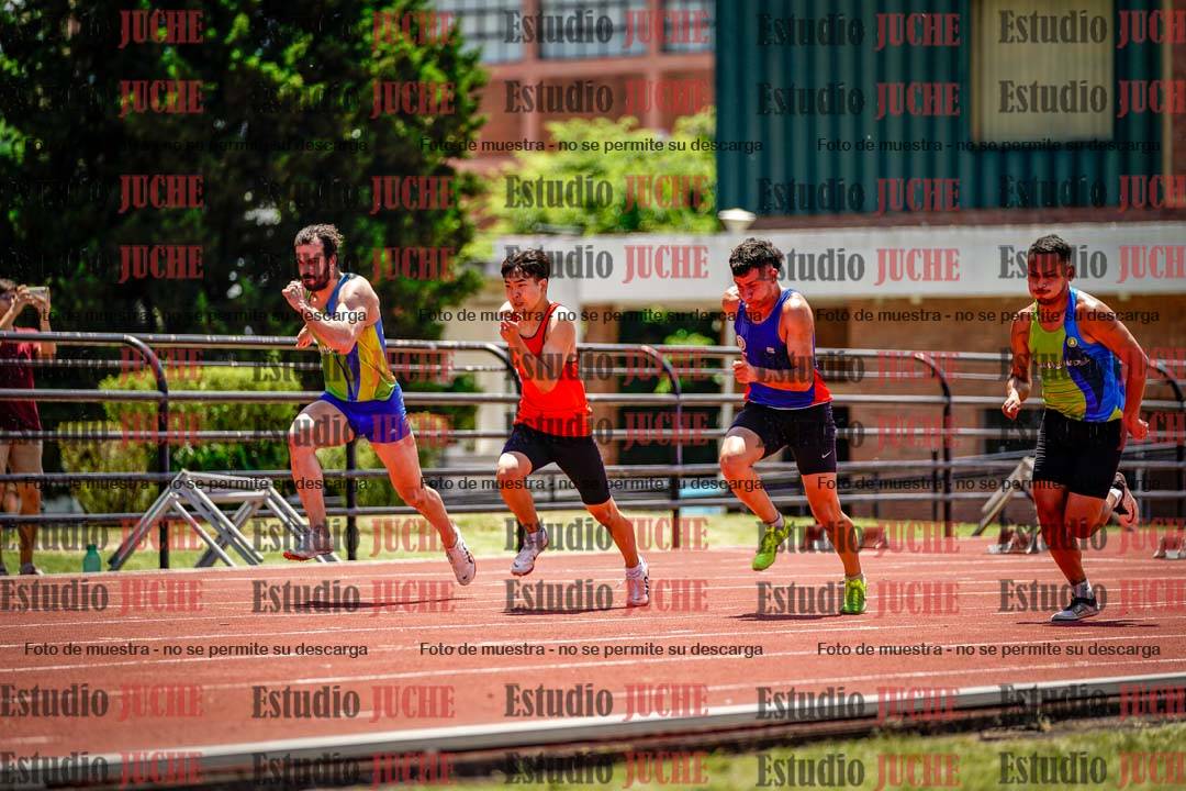 Fotos de los 100 m llanos de varones