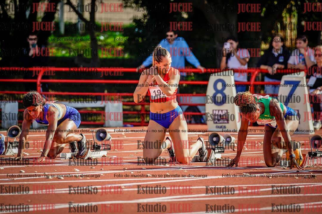 Fotos de los 100 m de mujeres - FINAL