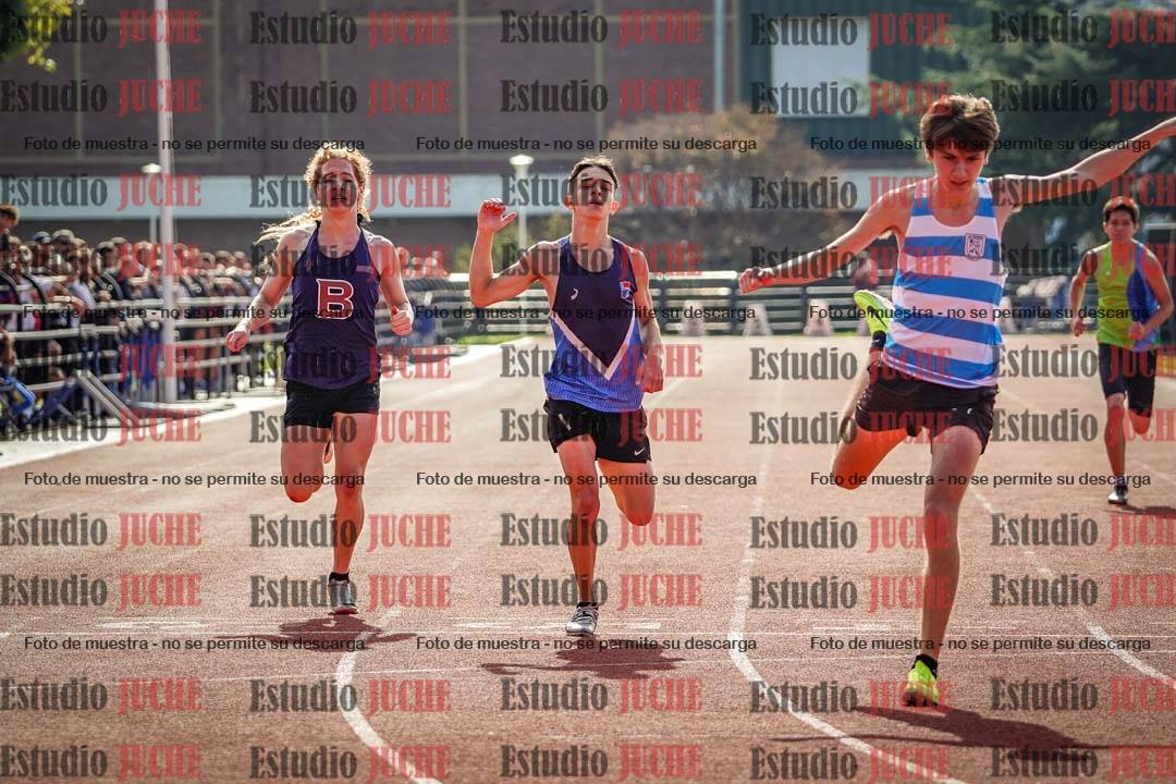 Fotos de los 200 m llanos de varones