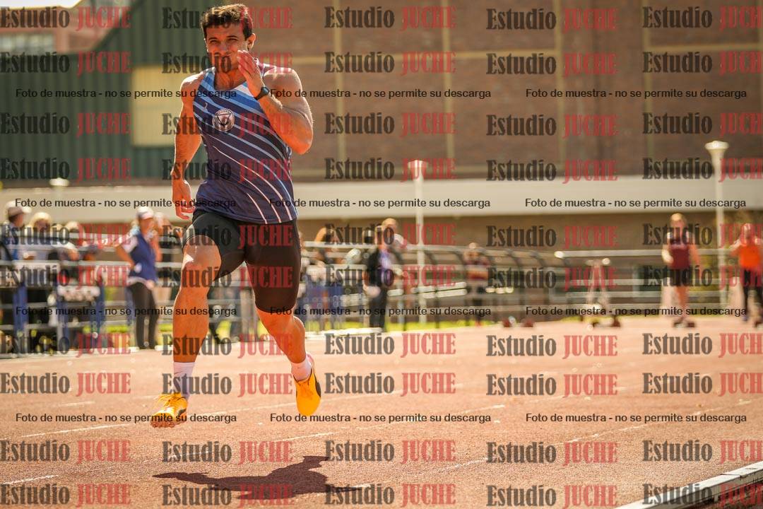 Fotos de los 100 m llanos de varones
