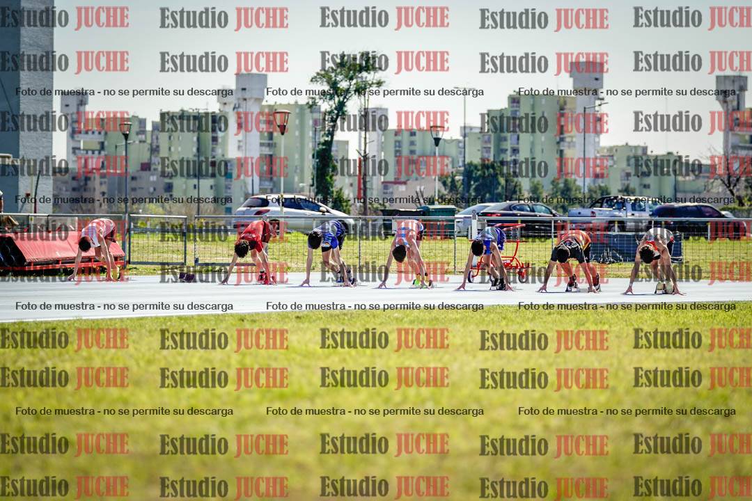 Fotos de los 100 m llanos de varones