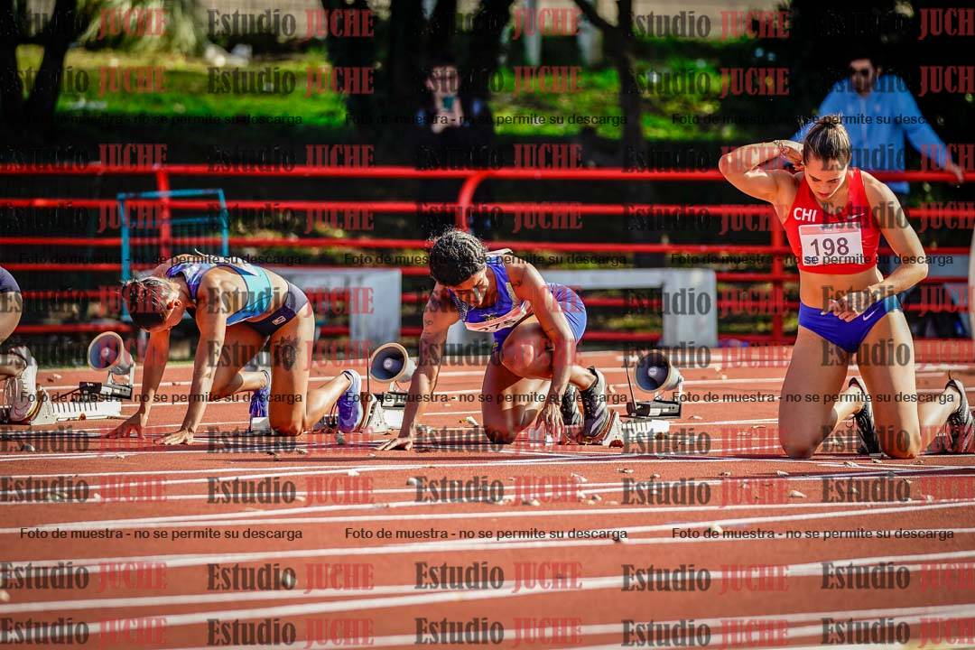 Fotos de los 100 m de mujeres - FINAL