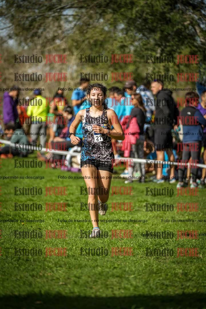 Fotos de la llegada del cross de 3000 m