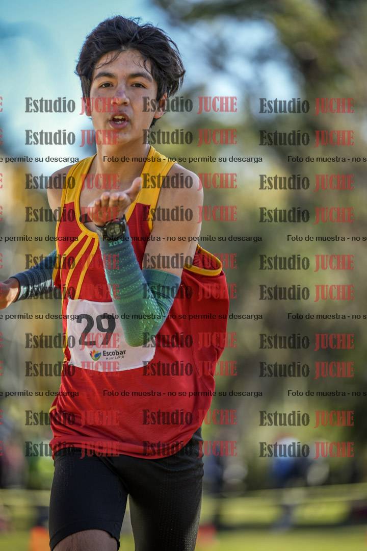 Fotos de la llegada del cross de 3000 m
