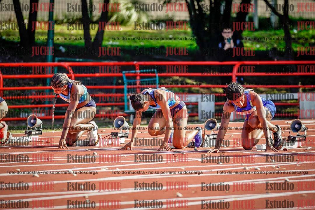 Fotos de los 100 m de mujeres - FINAL