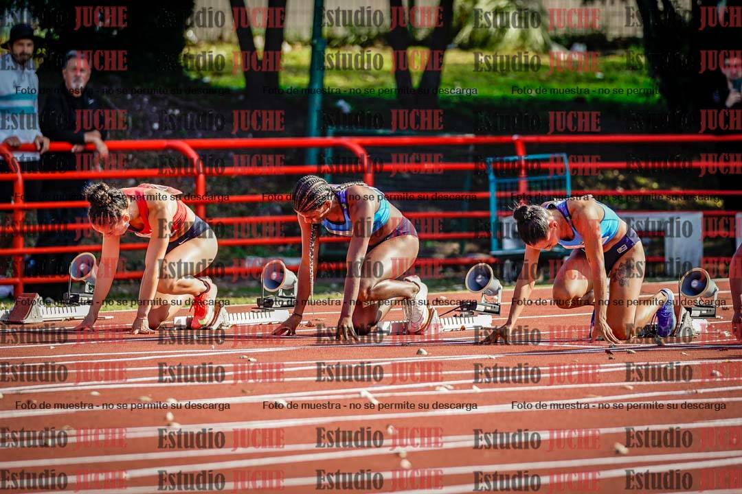Fotos de los 100 m de mujeres - FINAL