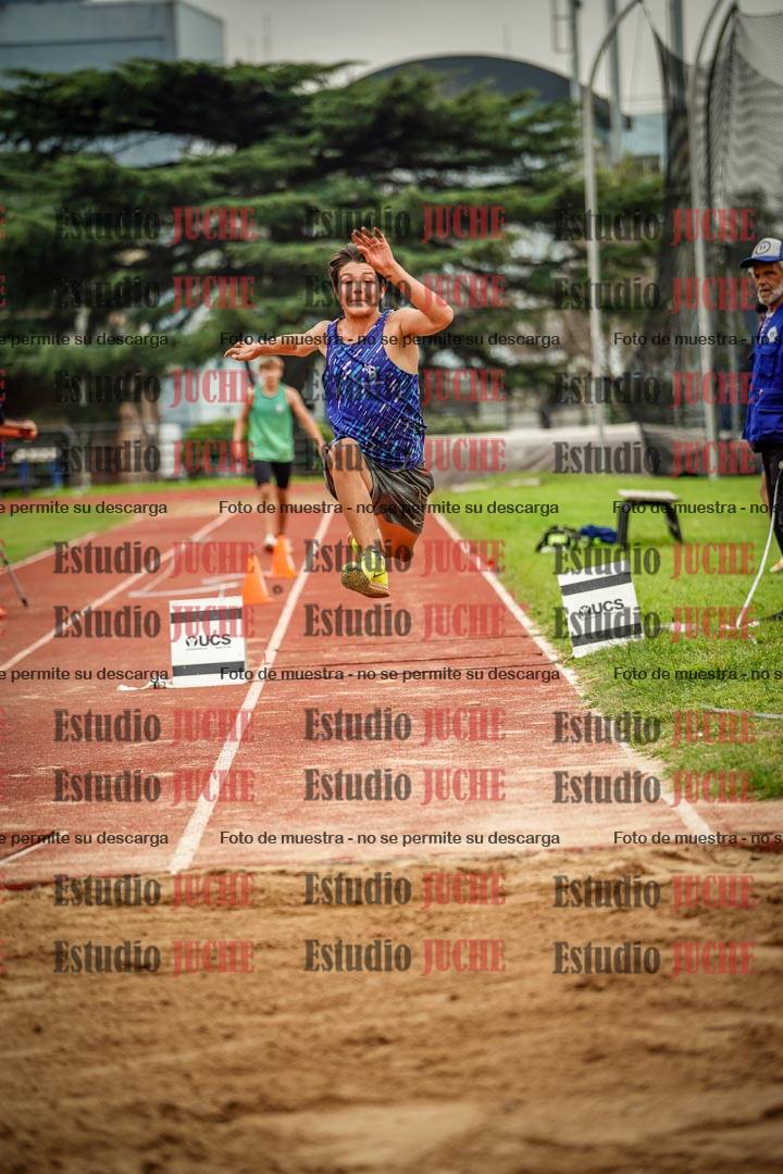Fotos del salto triple de varones