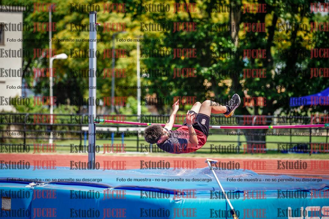 Fotos del salto en alto de varones