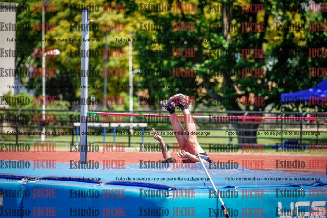 Fotos del salto en alto de varones