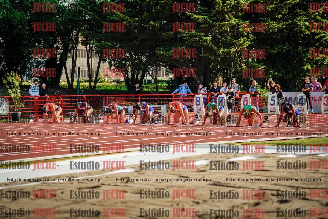 Fotos de los 100 m de mujeres - FINAL