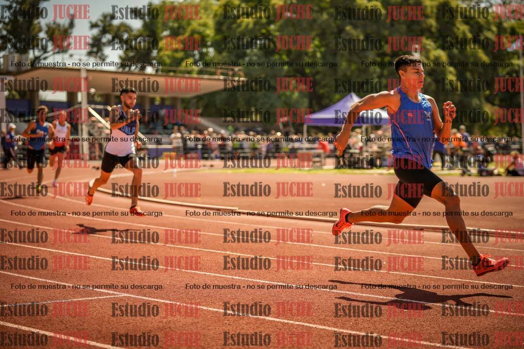 Fotos de los 400 m llanos de varones