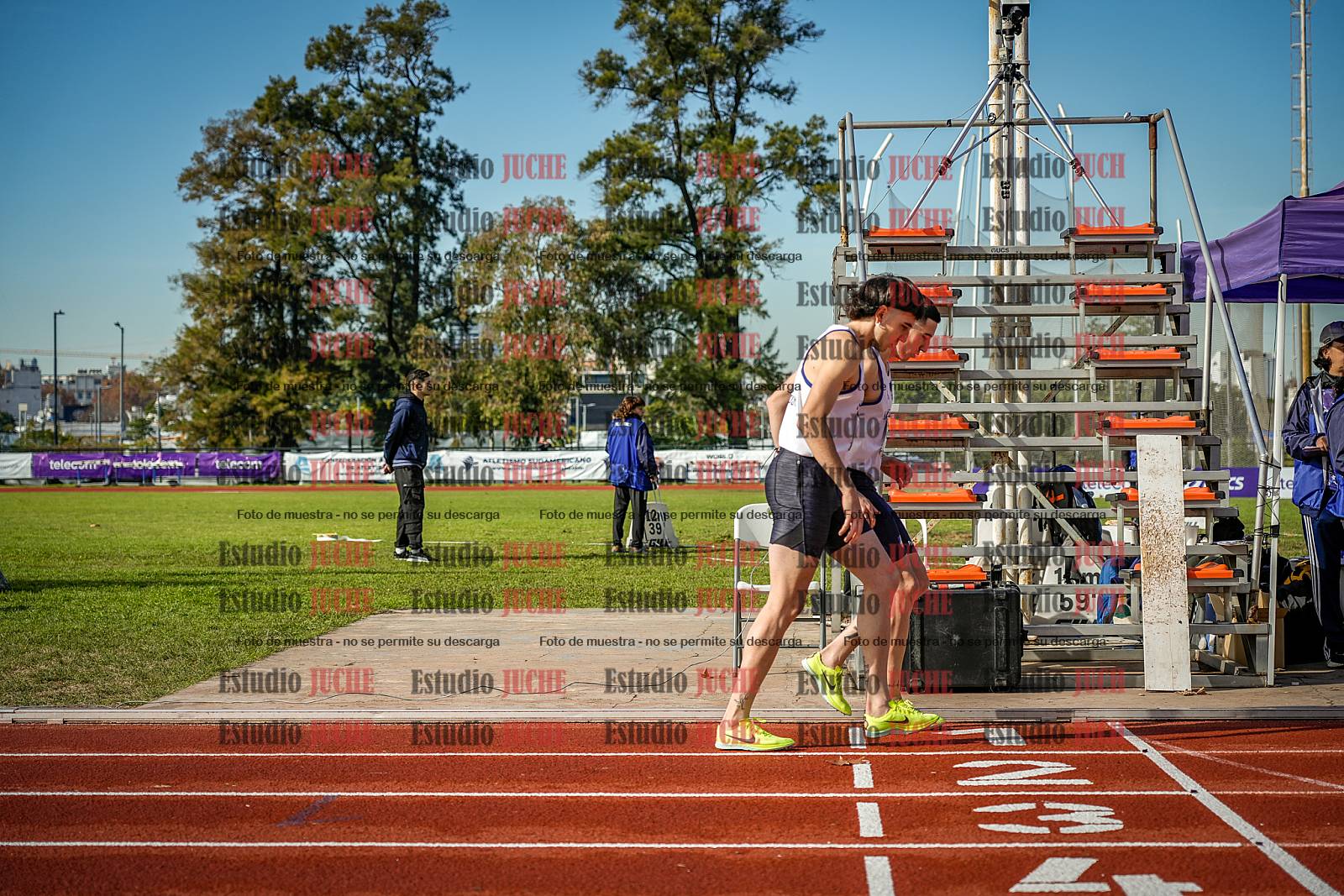 Fotos de los 800 m de varones