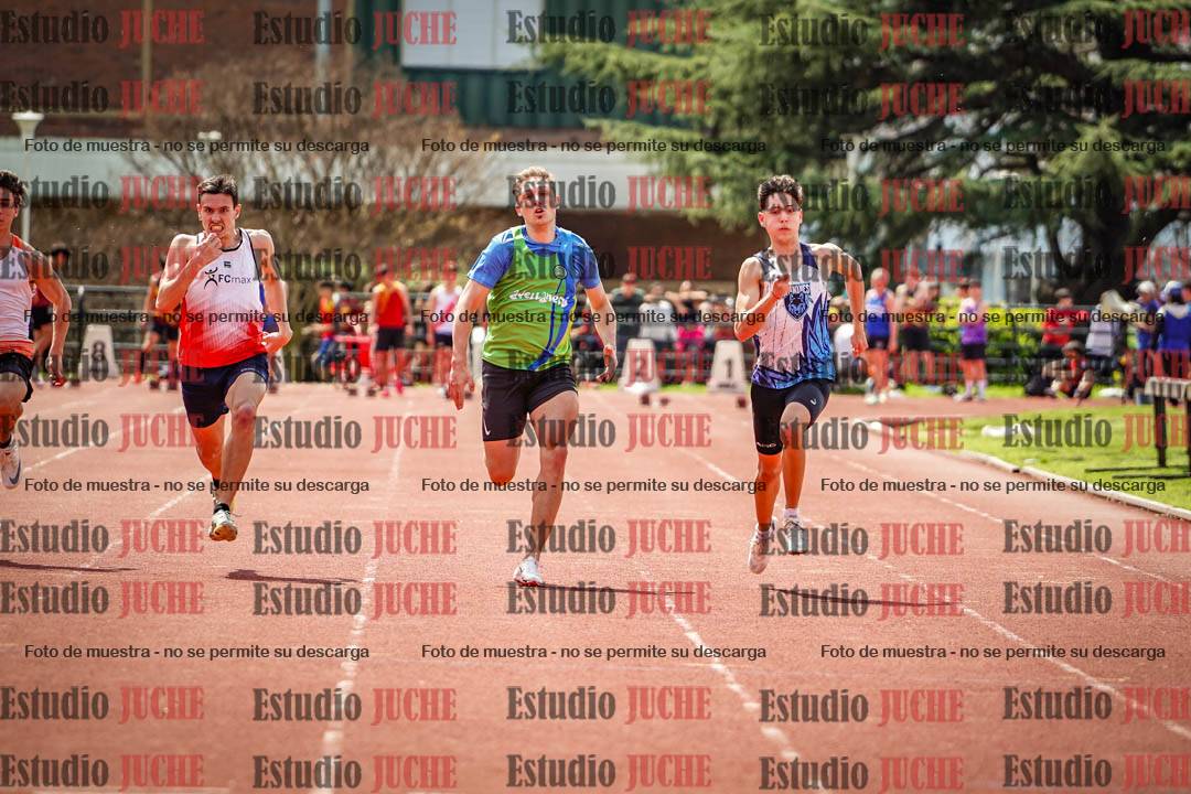 Fotos de los 100 m de varones