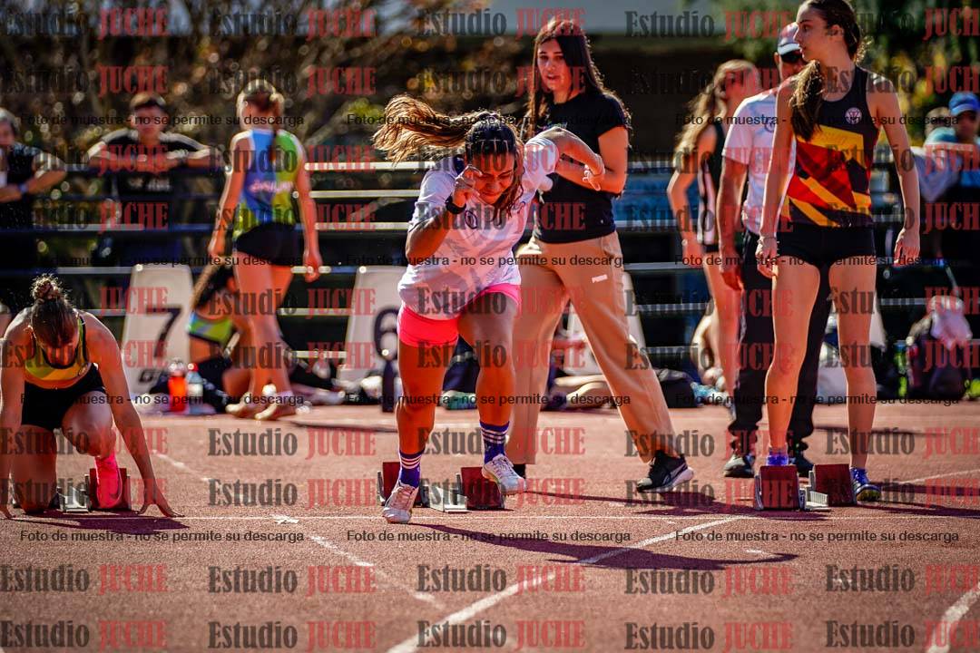 Fotos de los 100 m llanos de mujeres