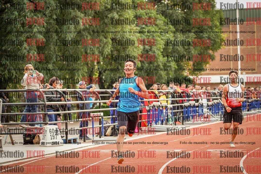 Fotos de los 100 m llanos de varones