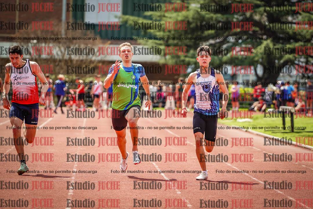 Fotos de los 100 m de varones