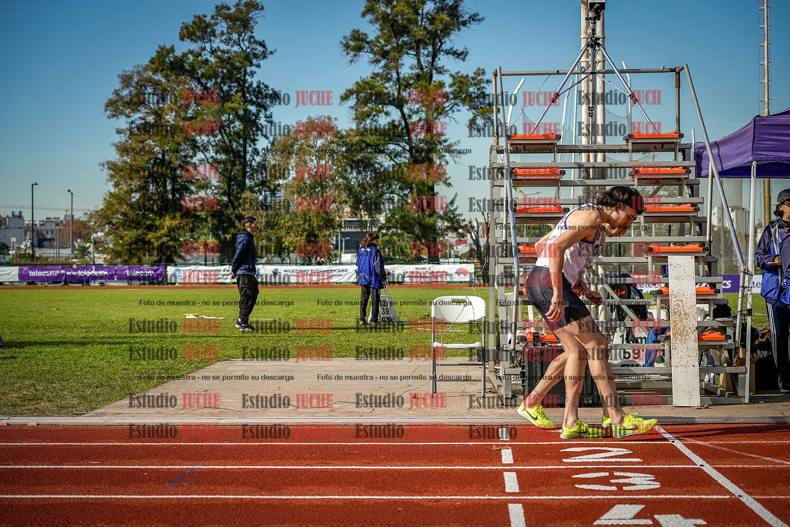 Fotos de los 800 m de varones