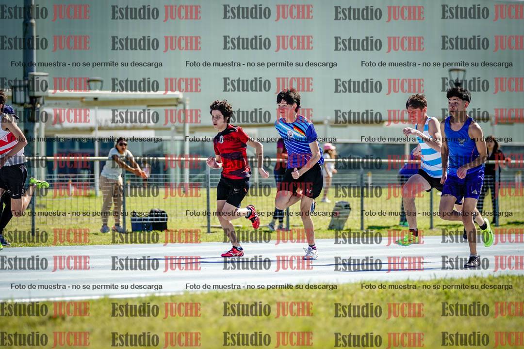 Fotos de los 100 m llanos de varones