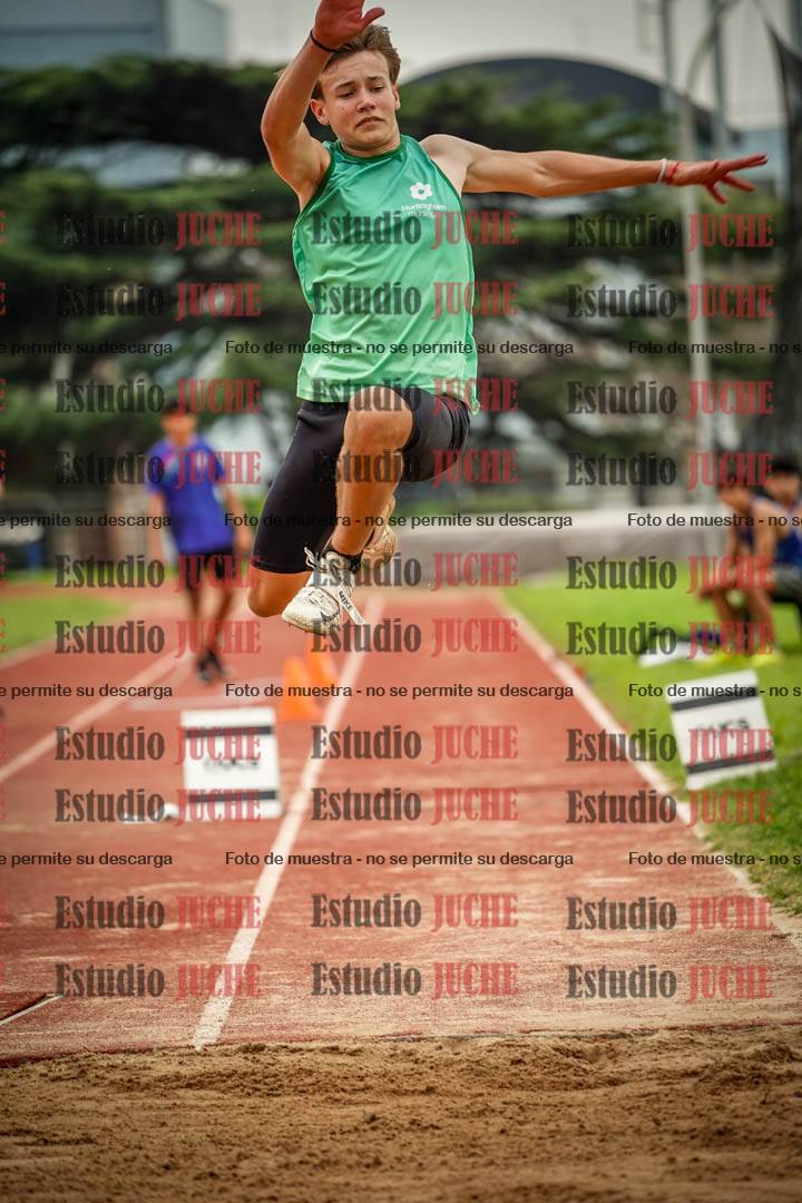 Fotos del salto triple de varones